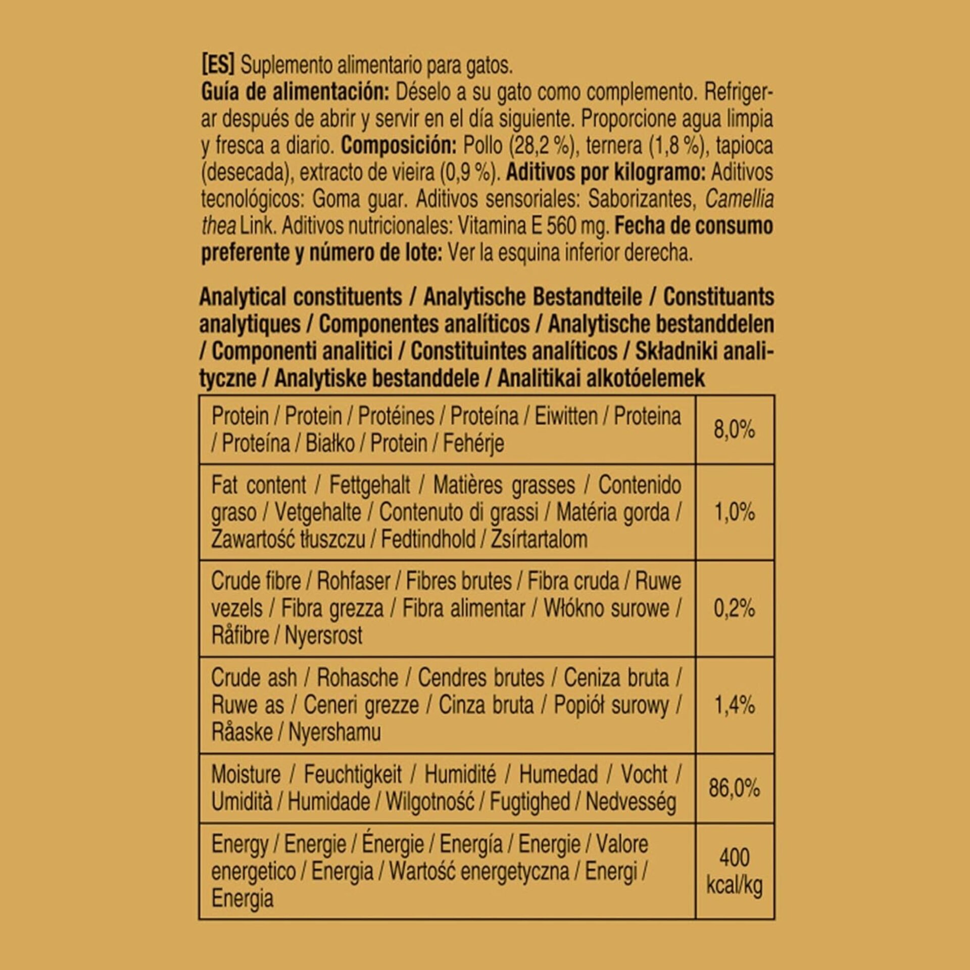 INABA Ciao Bisque - Puré Saludable para Gatos (12 sobres/pack variado) - 9