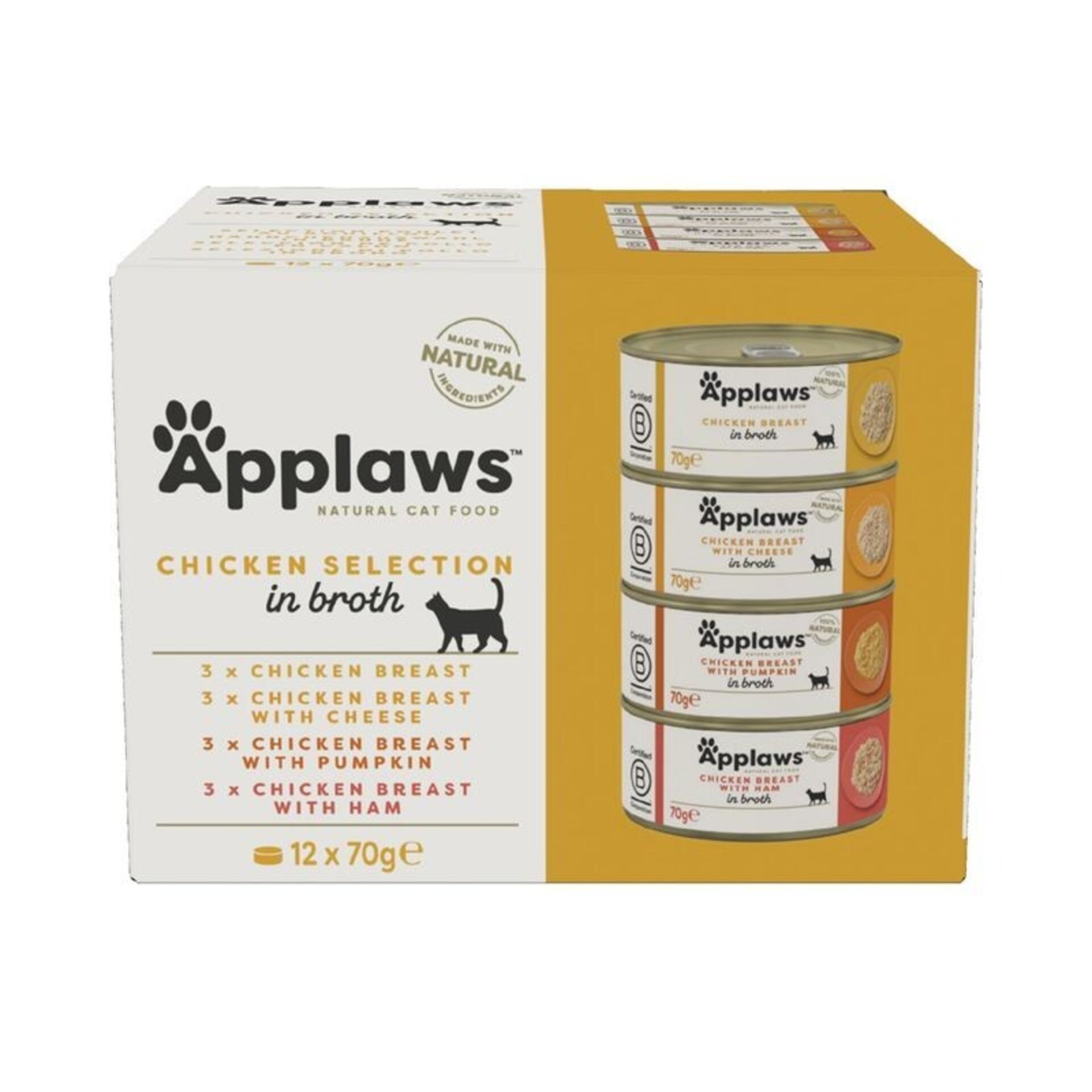 Applaws 12 x 70 g latas para gatos - 3